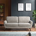 Dulcie Boucle 3 Seater Sofa Linen from Roseland Furniture