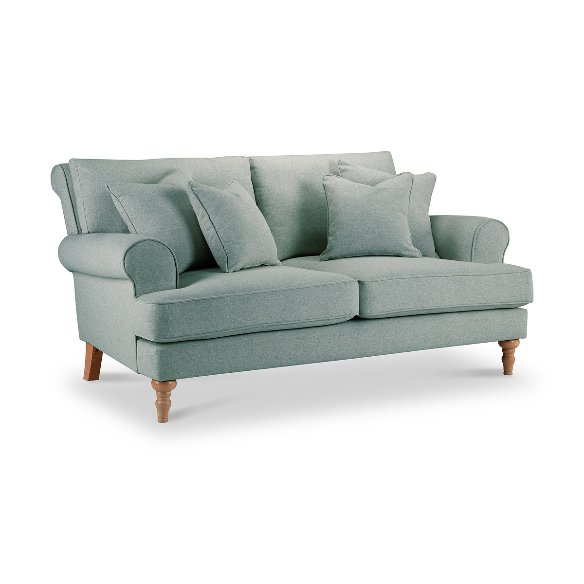 Norbury 2 Seater Sofa Aqua from Roseland Furniture