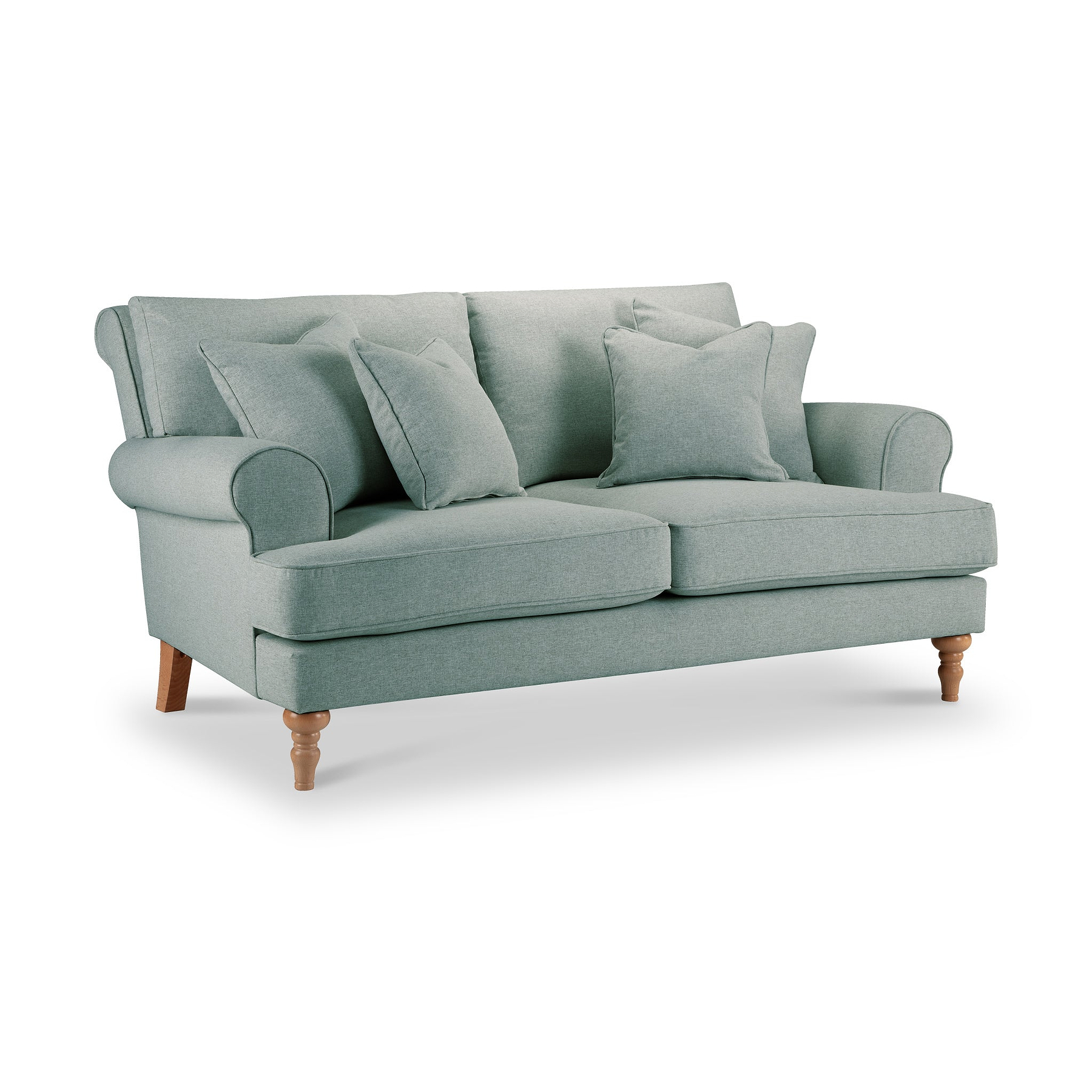 Norbury 2 Seater Sofa Aqua from Roseland Furniture