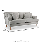 Norbury 3 Seater Sofa Linen from Roseland Furniture