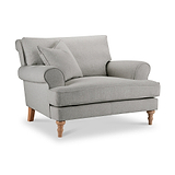 Norbury Snuggle Chair Linen from Roseland Furniture