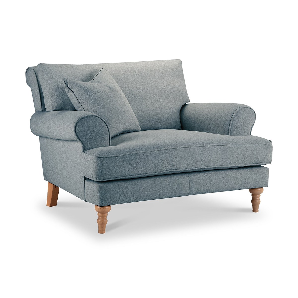 Norbury Snuggle Chair Denim from Roseland Furniture