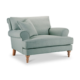 Norbury Snuggle Chair Aqua from Roseland Furniture