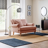 Norbury Snuggle Chair Coral from Roseland Furniture