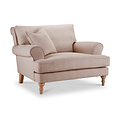 Norbury Snuggle Chair Pink from Roseland Furniture