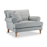 Norbury Snuggle Chair Ashen from Roseland Furniture