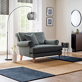 Norbury Snuggle Chair Slate from Roseland Furniture