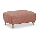 Pembroke Footstool Coral from Roseland Furniture