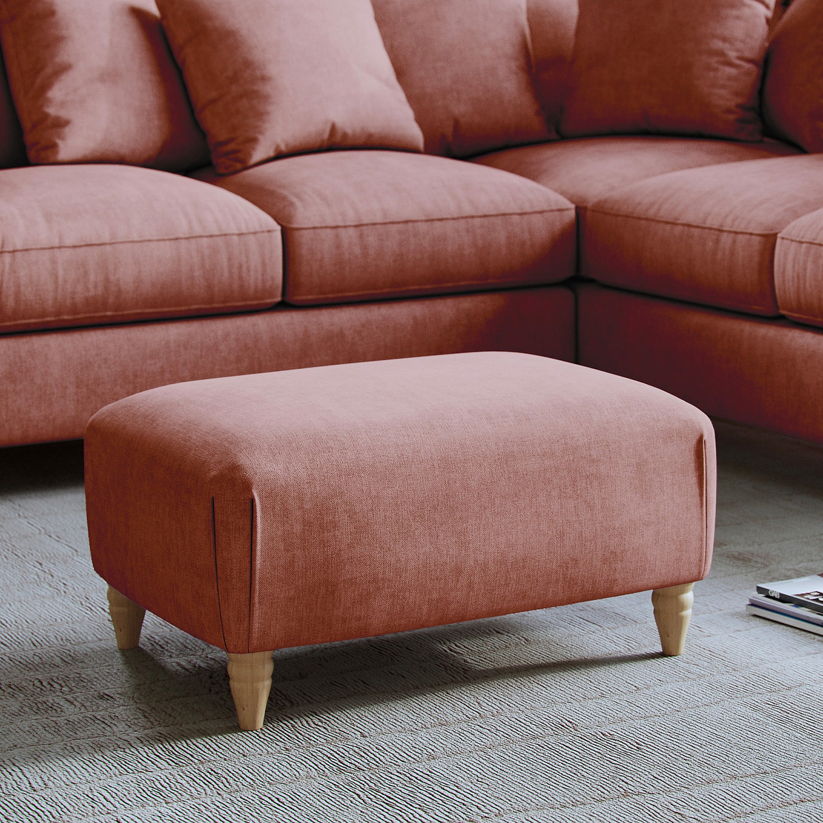 Pembroke Footstool Coral Life1 from Roseland Furniture