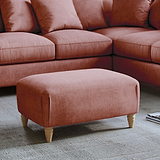 Pembroke Footstool Coral Life1 from Roseland Furniture