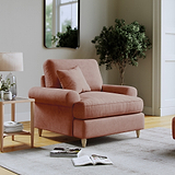 Pembroke Armchair Coral from Roseland Furniture