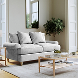 Pembroke 2 Seater Sofa Ashen from Roseland Furniture