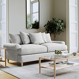 Pembroke 3 Seater Sofa Ashen from Roseland Furniture