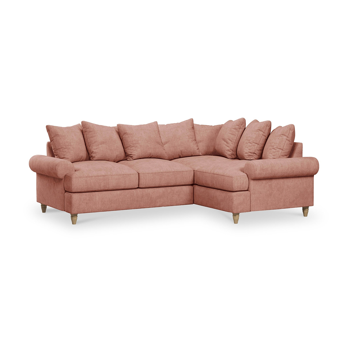 Pembroke Right Hand Corner Sofa Coral from Roseland Furniture