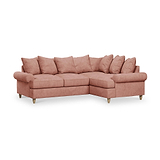 Pembroke Right Hand Corner Sofa Coral from Roseland Furniture