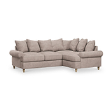 Pembroke Right Hand Corner Sofa Beige from Roseland Furniture