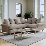 Pembroke Right Hand Corner Sofa Beige from Roseland Furniture