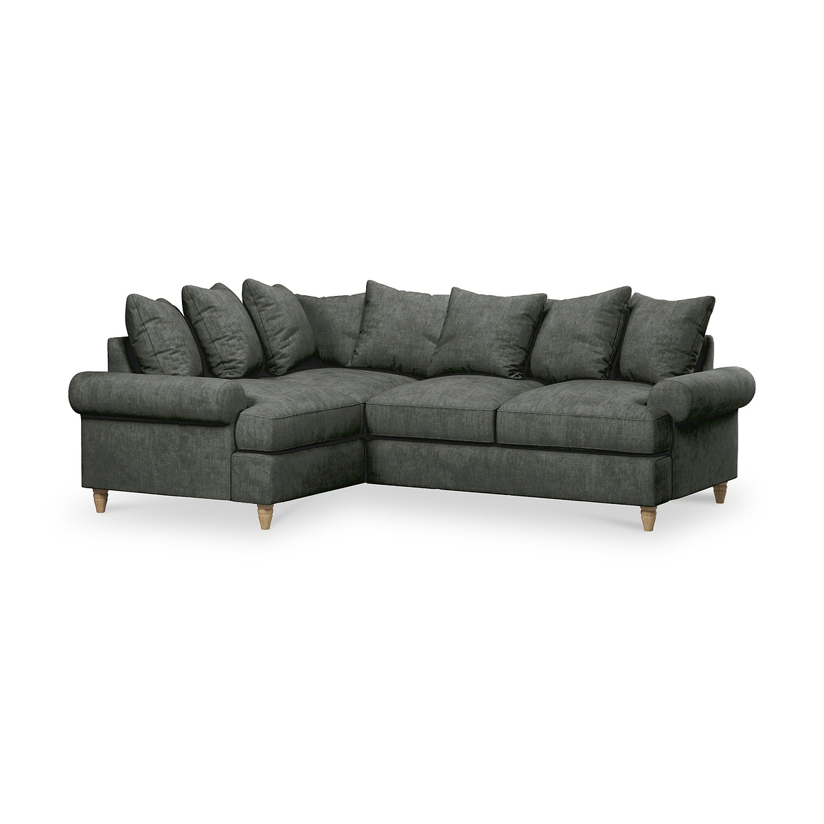 Pembroke Left Hand Corner Sofa Slate from Roseland Furniture