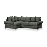 Pembroke Left Hand Corner Sofa Slate from Roseland Furniture