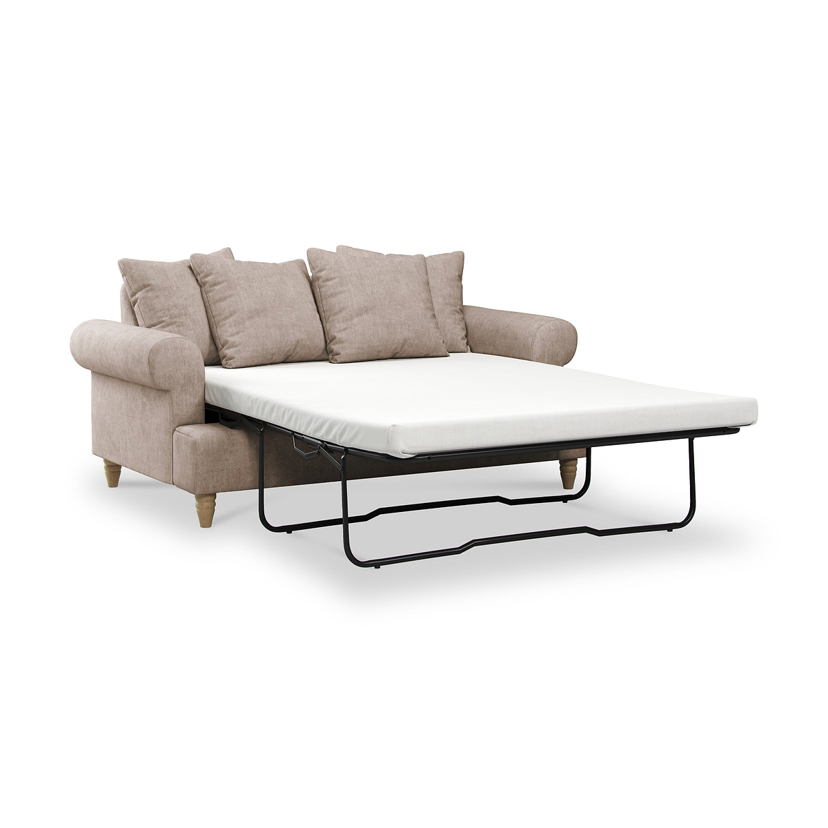 Pembroke 2 Seater Sofabed Beige from Roseland Furniture