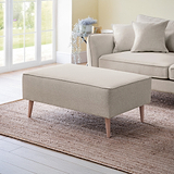 Elmbury Footstool Linen from Roseland Furniture