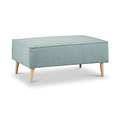 Elmbury Footstool Aqua from Roseland Furniture