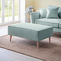 Elmbury Footstool Aqua from Roseland Furniture