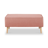 Elmbury Footstool Coral from Roseland Furniture