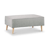 Elmbury Footstool Ashen from Roseland Furniture