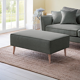 Elmbury Footstool Slate from Roseland Furniture