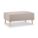 Elmbury Footstool Beige from Roseland Furniture