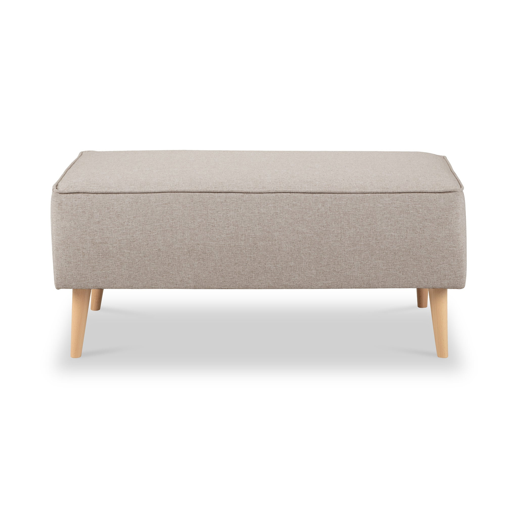 Elmbury Footstool Beige from Roseland Furniture