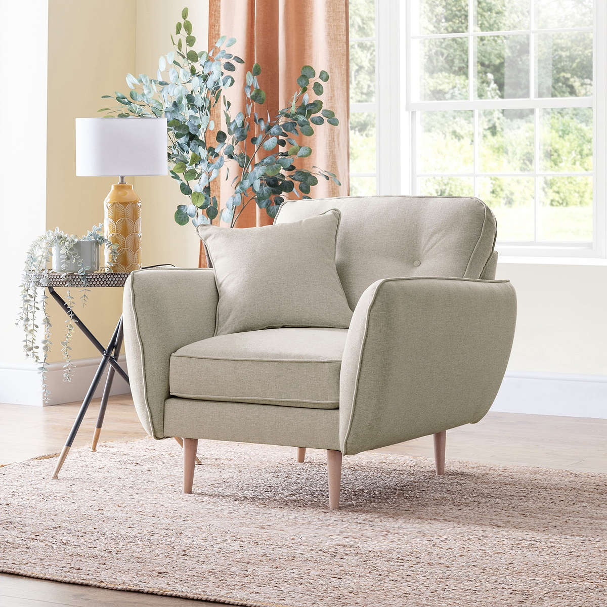 Elmbury Armchair Linen from Roseland Furniture