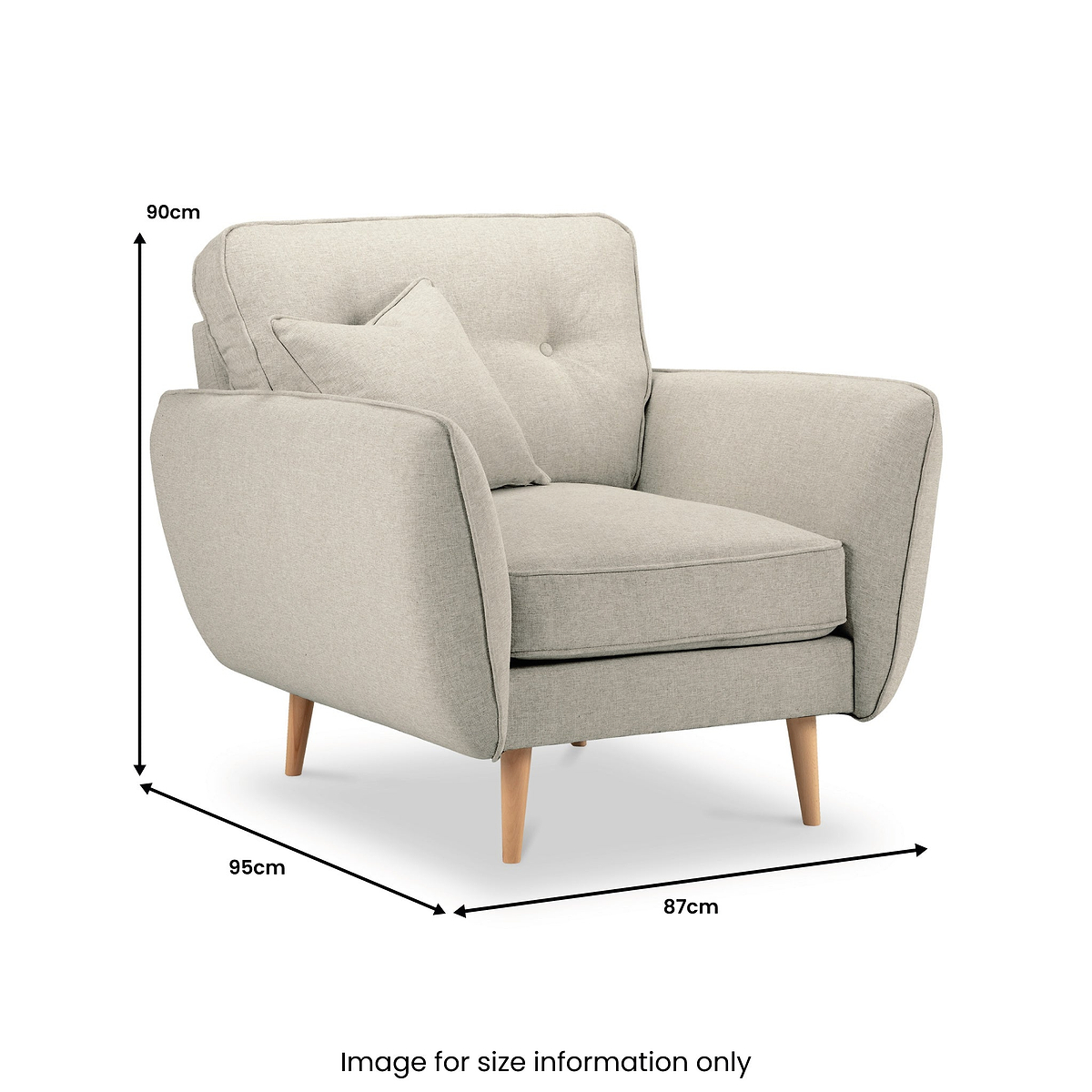 Elmbury Armchair Linen from Roseland Furniture