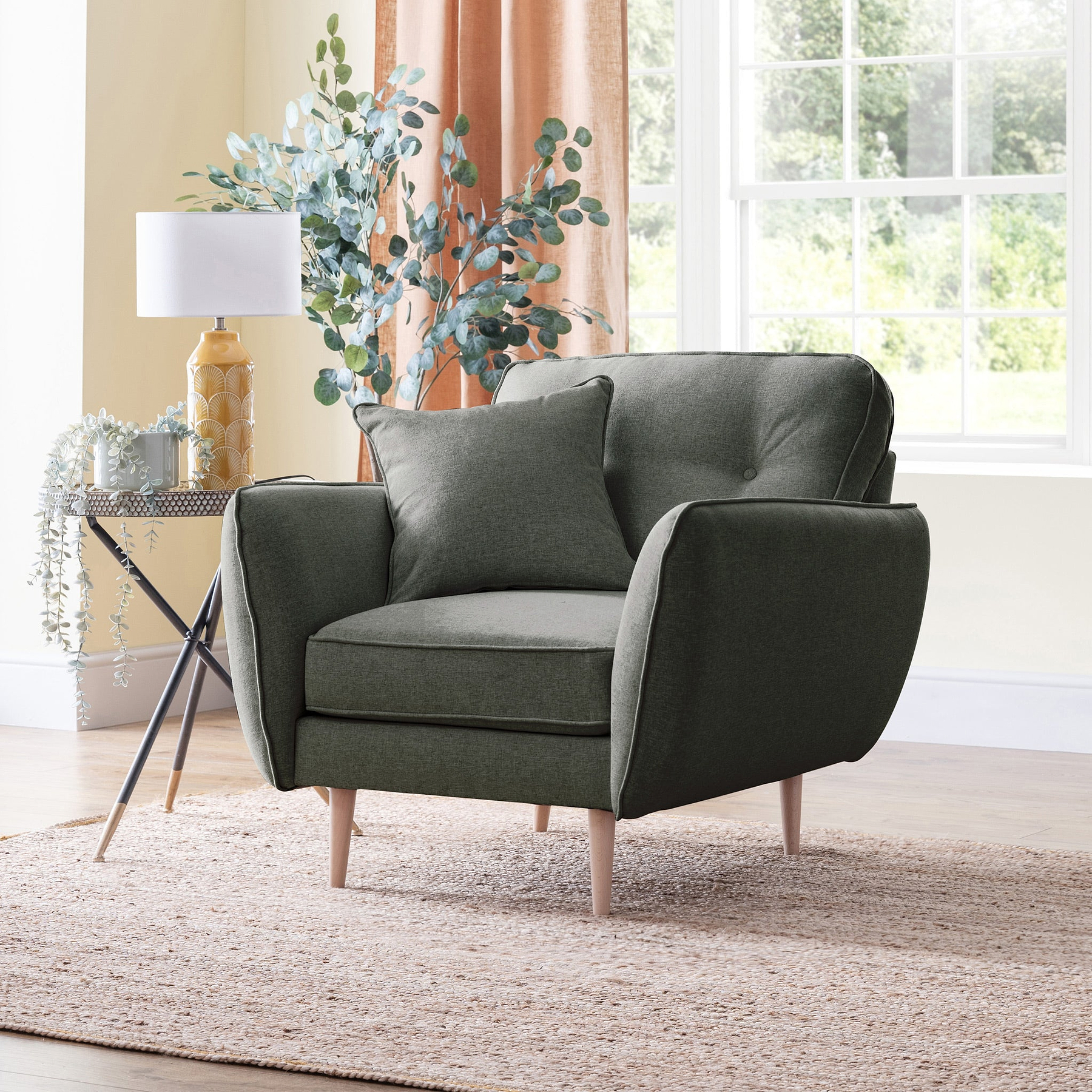 Elmbury Armchair Slate from Roseland Furniture
