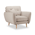 Elmbury Armchair Beige from Roseland Furniture