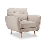 Elmbury Armchair Beige from Roseland Furniture