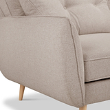 Elmbury Armchair Beige from Roseland Furniture