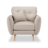 Elmbury Armchair Beige from Roseland Furniture