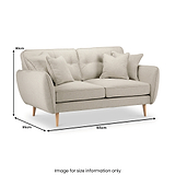 Elmbury 2 Seater Sofa Linen from Roseland Furniture