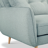 Elmbury 2 Seater Sofa Aqua from Roseland Furniture