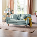 Elmbury 2 Seater Sofa Aqua from Roseland Furniture