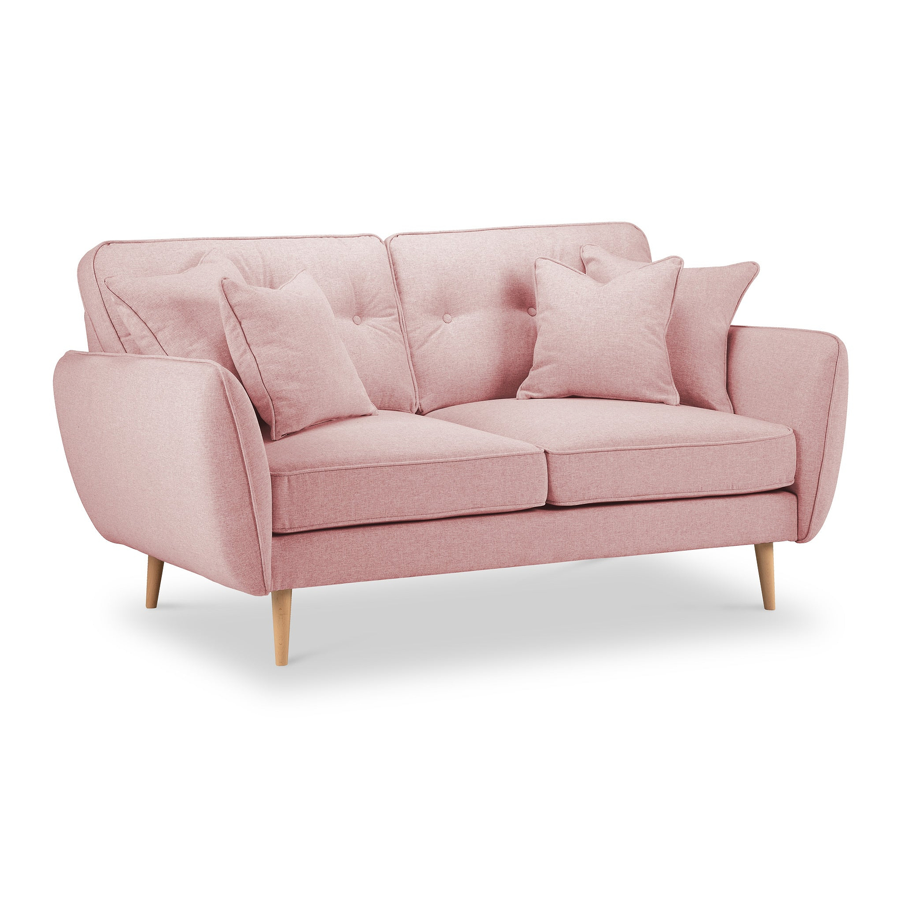 Elmbury 2 Seater Sofa Pink from Roseland Furniture