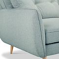 Elmbury 3 Seater Sofa Aqua from Roseland Furniture