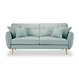 Elmbury 3 Seater Sofa Aqua from Roseland Furniture