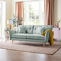Elmbury 3 Seater Sofa Aqua from Roseland Furniture