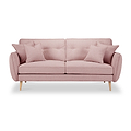 Elmbury 3 Seater Sofa Pink from Roseland Furniture