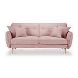 Elmbury 3 Seater Sofa Pink from Roseland Furniture