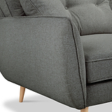 Elmbury 3 Seater Sofa Slate from Roseland Furniture