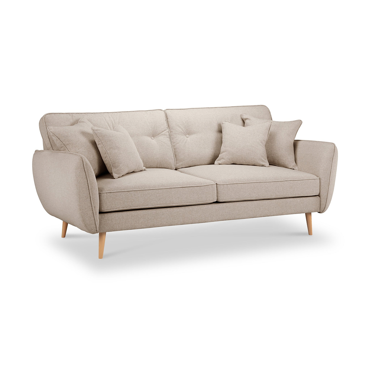 Elmbury 3 Seater Sofa Beige from Roseland Furniture